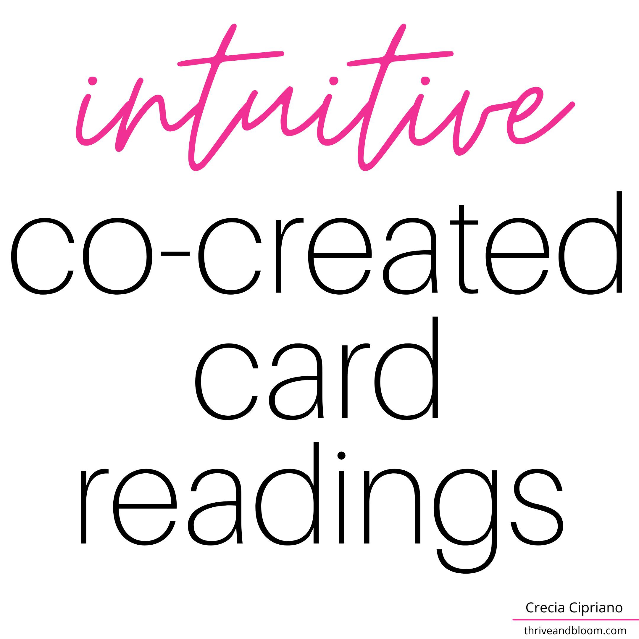 Intuitive Co-Created Card Readings